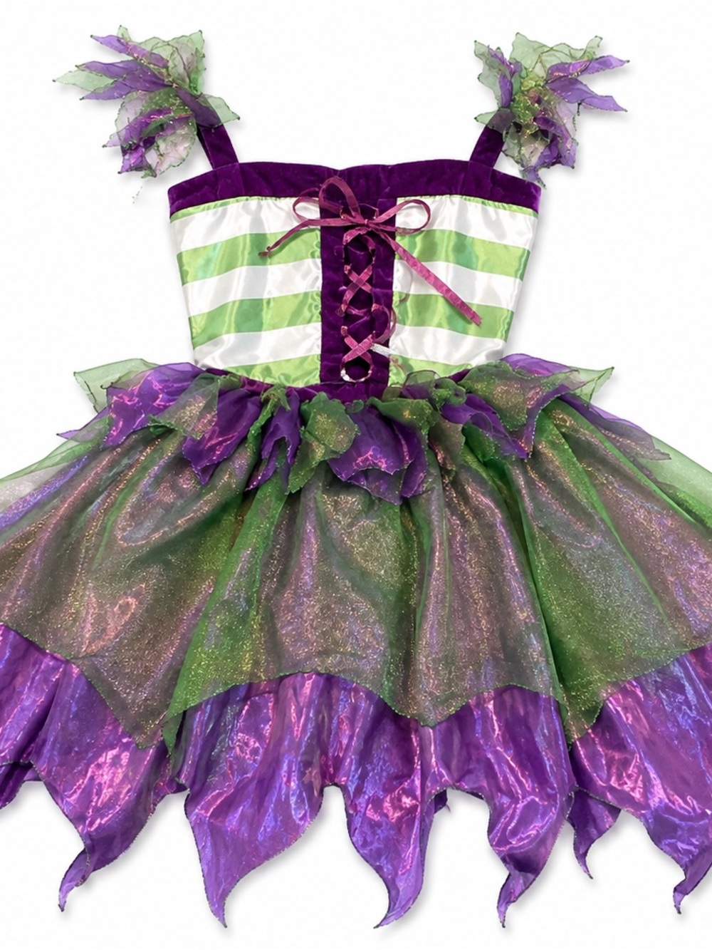 Spirit Purple & Green Fairy Tutu Costume Dress